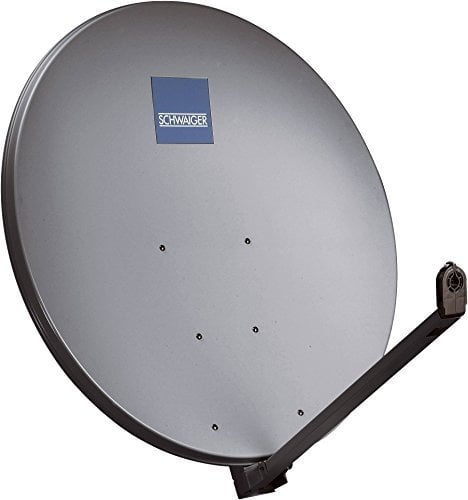 Schwaiger SPI1000.1 Aluminium Offset-Antenne 100 cm (39,4 Zoll) anthrazit