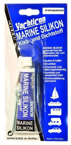 YACHTICON Marine Silikon Tube 45ml, Farbe:transparent