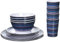 Outwell Breeze Picnic Set für 4 Personen Picknick, Weiß-Blau, One Size