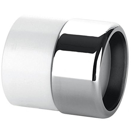 McAlpine ABS32/35G-CB Straight Chrome Plated Brass ABS Connector - White