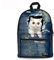 Injersdesigns Casual Rucksäcke Leinwand Tiere Schultaschen für Jugendliche Travel Laptop Rucksack