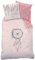 Threads For Bed Dreamcatcher Bettwäsche-Set, Mädchenbettwäsche, Kinderbettwäsche, Bohemian Girl, Dreamcatcher, Federn und Blumen – Kissenbezug 80 x 80 cm, Bettbezug 135 x 200 cm, 100 Baumwolle