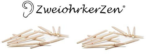 20 Ohrenkerzen der Marke Zweiohrkerzen mit sicherem Schutzfilter, in Handarbeit hergestellt - inkl Gebrauchsanleitung in 7 Sprachen (20)