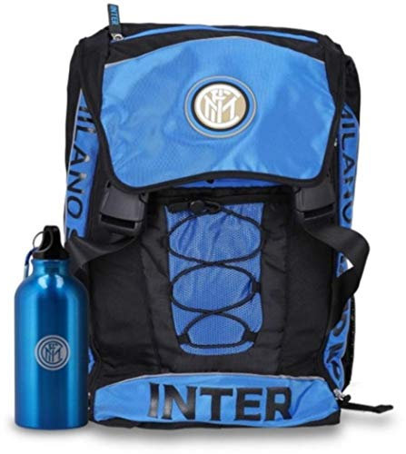 Zaino estensibile 60411 Inter blu e nero con borraccia omaggio collezione 2019/2020