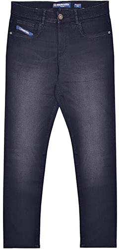 Lambretta Mens Chester Straight Fit Denim Jeans - Dark Navy - 40L