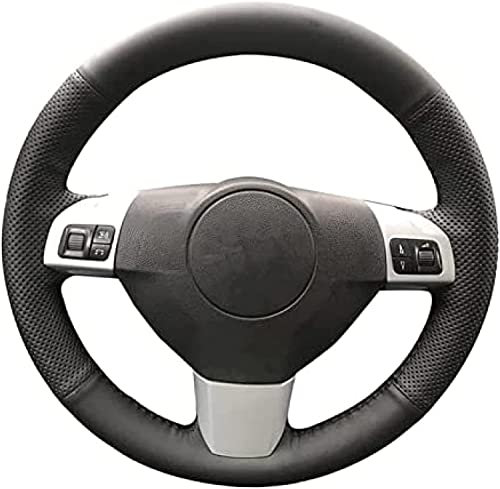Auto-lenkradbezug für Opel Astra H 2004-2009 Zaflra B Signum 2005, Auto-lenkradabdeckung Lenkradabdeckungen Auto Lenkrad Abdeckung Lenkradhülle Handgenähter rutschfest Autozubehör