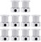 Skyverty 20 Zähne 2GT Timing Synchronscheibe Bohrung 5mm für Breite 10mm 2M Riemen kleines Spiel 20T 20Teeth 10Pcs