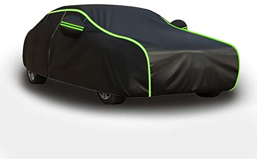 Autoabdeckung Outdoor für Mini Cooper Cabrio 2005-2014, Wasserdichte Atmungsaktive Auto-Vollabdeckung, Staubdicht UV-Schneestaub Winddichte Mit ReißVerschluss, Allwetterschutz Im Freien ( Color : 1 ,