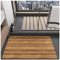 Dai Lufei Tapis de Bain Antidérapant Super Absorbant Diatomite Tapis Salle de Bain Microfibre Tapis de Baignoire Tapis de Douche Doux Séchage Rapide (Grain de Bois, 50 * 80)