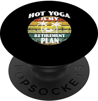 Hot Yoga ist mein Ruhestand Training Pranayama Yoga PopSockets mit austauschbarem PopGrip