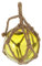 COHEALI Glass Hanging Balls - 90mm Decorative Glass Floats with Rope Nautical Buoys Ornaments Fish Net Beach Kayak Decor