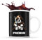 Tasse Saint Bernard avec sabre laser Prénom Nom Personnalisable | Mug Café Thé Idée Cadeau Personnalisé Homme Femme Original pour propriétaire de chien