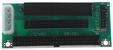 KieTeiiK SCSI 80-polig auf 68-polig auf 50-polige Adapterkarte überträgt Daten für Mini PC 50 Pin IDE Festplatte Adapter Zubehör Scsi Festplatte Adapter 50 Pin