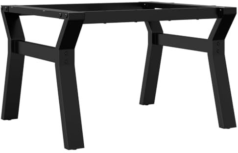 vidaXL Tischgestell, Tischbeine Tischkufen Gestell für Couchtisch Beistelltisch, Tischuntergestell in Y-Form, 60x50x38cm Gusseisen