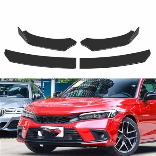 Frontspoilerlippe für Auto-Frontstoßstange für H-onda Civic 2006-2024,Frontspoiler für Auto,4PS