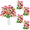 astylishome Fake Flowers 56 Stück Künstliche Daisy Blumen Gefälschte Blume Künstliche Gerbera für DIY Hochzeit Handwerk Party Heimdekoration Dekor 0705