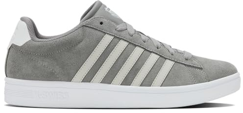 K-Swiss Court Tiebreak II SDE Herren Leder Sneaker Schuhe 09492-029 grau | Der Court Tiebreak II SDE erhält ein subtiles Makeover, abgerundeter Zehenkappe und vielseitigem Style.