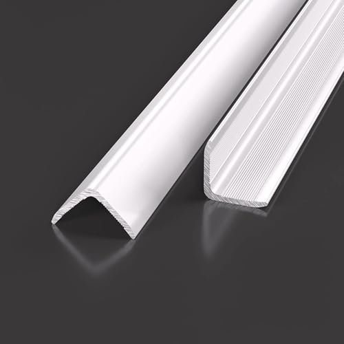 Winkelprofil Aluminiumlegierung Dekorative Eckleisten, 90cm Decken- Und Wandverkleidung, 3er-Pack Für Innenräume, Perfekt Für Die Moderne Gestaltung Von Ecken Und Kanten(C,8mmx8mmx0.9m)