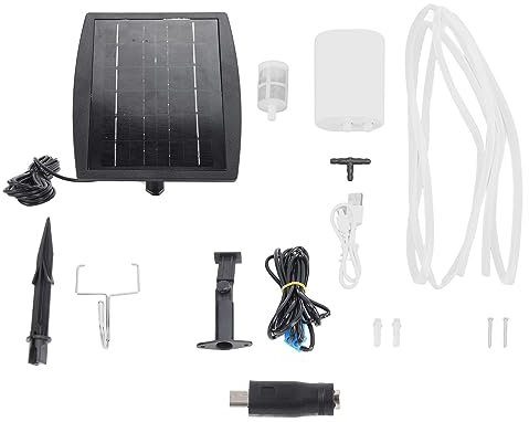 Arrosage automatique des plantes Kit D'irrigation Solaire Système D'arrosage Automatique Pour Jardin Fleur Lit Terrasse Plantes À Gazon