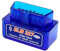 NHQZ Mini ELM327 Bluetooth OBD II Scanner,OBD-ii Diagnosewerkzeuge,Auto Auslesegerät,OBD Adapter,Adapter Auto OBD2 Diagnosegerät Check Engine Code Reader,für Android,IOS,PC