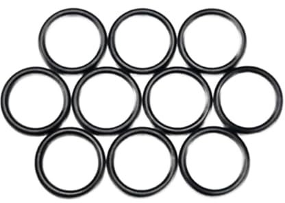 Einzelne Premium O-Ringe aus NBR70 in Carbon Black, Dichtungsringe (25 Stück, 14x2)
