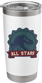 Jurassic Park All Stars Dinosaur Crest Stainless Steel Insulated Tumbler