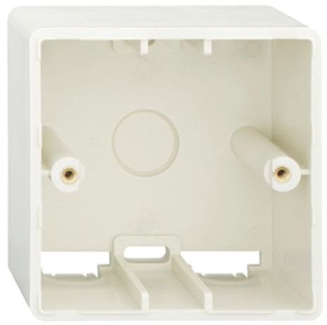 Rutenbeck UAE-Cat.5e mit 6 ApG (Aufputzgehäuse für UP-Bauformen) Dose perlweiß