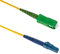 BeMatik - Cable de Fibra óptica LC/PC a SC/APC 5m monomodo simplex 9/125
