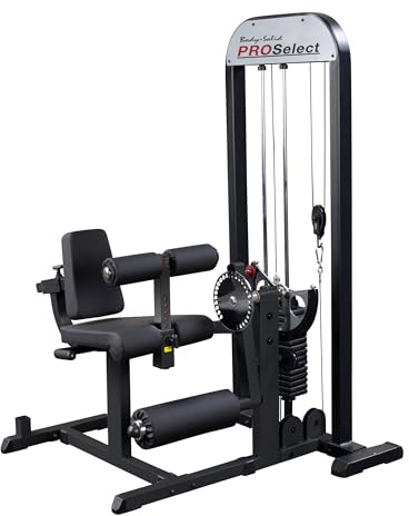 Body-Solid (GCEC-STK) Pro Select Leg Extension and Curl Machine, Weight Lifting Gym Equipment for Leg Press, Commercial and Home Leg Developer Strength Training Machines, 210 lb Weight Stack
