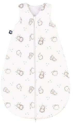 Julius Zöllner Sommerschlafsack, 0,5 TOG, waschbar bei 60°C, Made in Germany, Oeko TEX Standard 100, Igelchen, Gr. 90