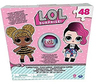 Spin Master 6044936 Puzzle LOL, 48 Teile mit Zubehör, Mehrfarbig