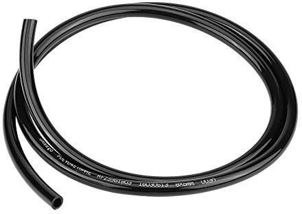 Petrol Hose 8Mm - Elerose Motorcycle Fuel Petrol Oil Pipe Tube Hose Line 1M Long Black Replacement for Motorcycle Dirt Pit Bike