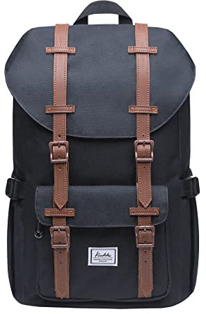 KAUKKO Ep5 Zaino daypack unisex, Nero-7, Taille unique, Zaino