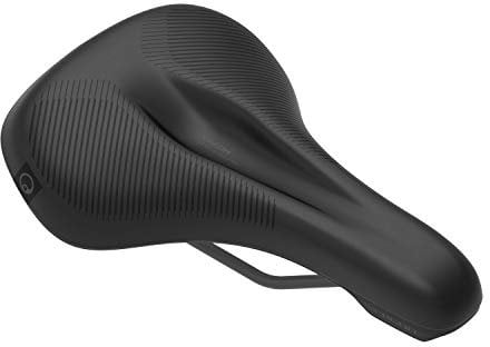 Ergon – ST Core Evo Fahrradsattel | Trekking, Touring | Männer | Medium-Large | Schwarz-Grau