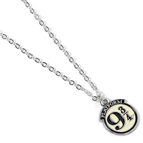 Harry Potter Gleis 9 3/4 Unisex Halskette schwarz/weiß