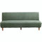 BXFUL Sofabezug ohne armlehnen, Couchbezug ohne armlehne Elastischer Antirutsch Clic Clac Sofahusse Couch überzug Stretchhusse Weich Stoff (160-190cm,Grün)