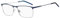 Hugo Boss Unisex Hg 1182 Sunglasses, Matte Blue Ruthenium, 56