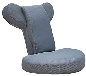 Bean Bag NLIAN- Faules Sofa mit Verstellbarer Rückenlehne und Reißverschluss for Wohnzimmerbeobachtung Fernseher Spiel 37.7x21.6x5.9in. (Color : Gray)