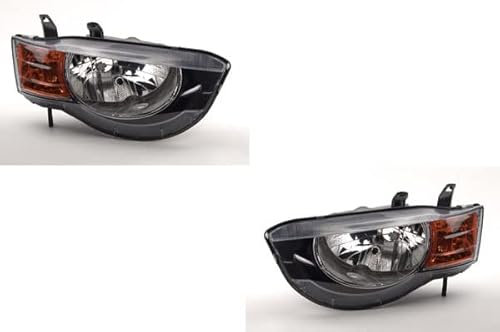 Johns, Scheinwerfer Satz passend für Mitsubishi Colt Scheinwerfer Z3 11/08-06/12 H4 Set links & rechts