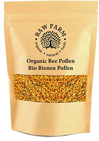 Raw Farm – Pollen de Fleurs Brut Bio 1kg – 100% Naturel – Certifié Biologique – Riche en Vitamines, Minéraux et Antioxydant
