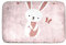 Lovely Bunny Happy Friends-01 Kunstfell-Teppich für Wohnzimmer, flauschiger waschbarer Teppich für Schlafzimmer, rechteckig