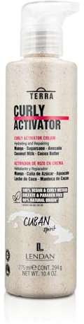 LENDAN - Creme-Locken-Aktivator - Terra Curly Activator - 275 ml - Definierte Locken - Entwirrt das Haar - mit Hitzeschutz für das Haar - Nährt in der Tiefe - Anti Frizz