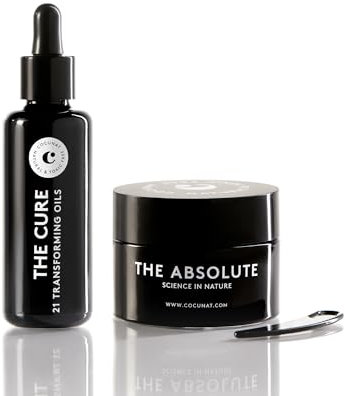COCUNAT - Anti-Ageing Repairing Duo - Regenerierende Anti-Ageing Creme und reparierendes Gesichtsserum - Behandelt Anzeichen der Hautalterung - Retinol Like - Hyaluronsäure - 50 ml, 30 ml