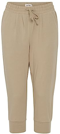 OXMO OXOdda Damen Hose Freizeithose Pants Baumwollmischung Regular Fit, Farbe: Dune (171009), Größe: XS