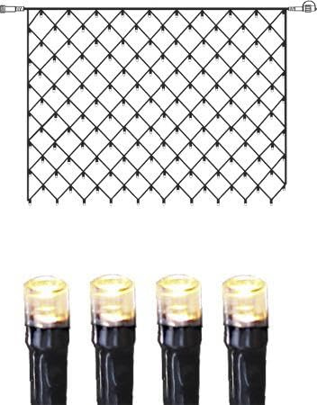 Star Trading 495-57-1 System Decor LED-Net 2x1,5 m, 100-L-Extra Birnchen warmwhite,ohne Trafo, Kabel schwarz,outd.