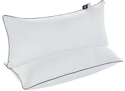 Makimoo Almohadas, 2 Unidades (80x40 cm), Almohada para Dormir, Almohadas Suave de Fácil Cuidado, Super Suave, Fundas Lavables y Almohadas de Microfibra