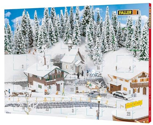 FALLER 190028 Adventskalender Figuren - Spur: H0 - Gebäude für Modelleisenbahnen - Maßstab: 1:87