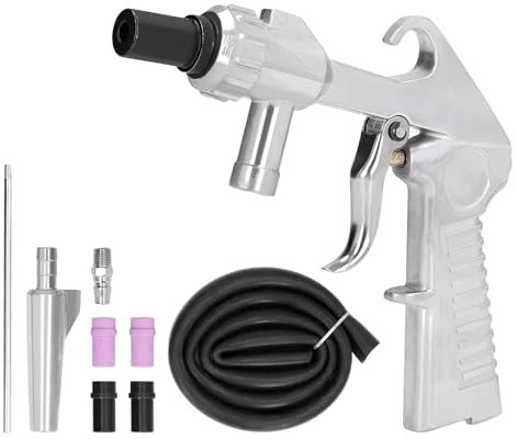Kit de Sableuse à Air, Pistolet de Sablage, Machine de Sablage au Jet de Sable, Pistolet de Sablage Abrasif pour le Polissage de Surface