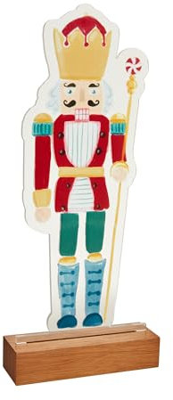 Mud Pie Lg SiTTERS de table casse-noisette lumineux en acrylique Rouge moyen