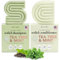 Shampoo & Conditioner Set with Tea Tree and Peppermint Oil, Suitable for Hair Dyeing, No Residue, Vegan, Eco-Friendly, Made in the USA, For All Hair Types Without